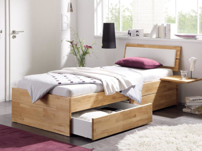  - Platzsparende Betten mit Stauraum | Ordnung im Schlafzimmer