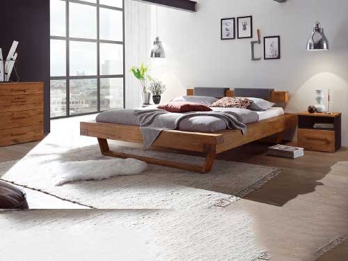  - Balkenbett 160x200cm - Komfort für erholsamen Schlaf