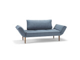 Innovation Zeal Klappsofa 586 Phobos Latte Styletto Beine (dunkles Holz)