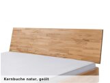 Hasena Kopfteil Varus Fine-Line Kernbuche natur, ge&ouml;lt (80) 140 cm