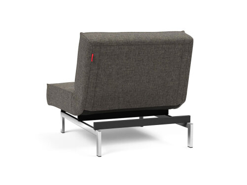Innovation Splitback Stuhl Chrom / Mattschwarz 518 Elegance Green